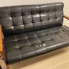 【お譲りします】カリモクソファー風　2人掛けソファー