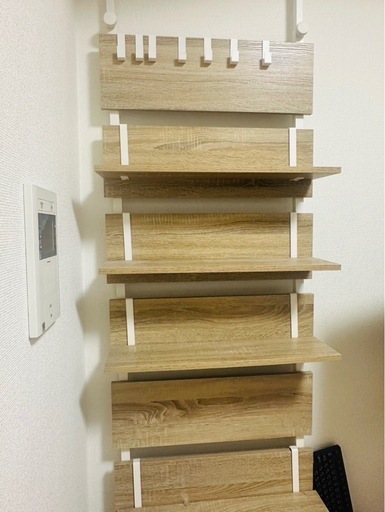 【3/29まで】美品　ラック つっぱり 棚 壁面収納 ウォールラック