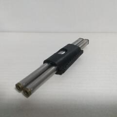 スノーピーク和武器M、L用 ハンドメイドレザー箸留め&箸置き(ブラック)の画像