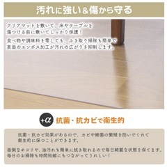 新品クリアダイニングマットの画像