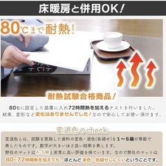 新品クリアダイニングマットの画像