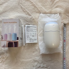 【新品未使用】加湿器 小型 白 可愛い 花粉症対策の画像