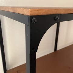 木、アイアン製　シェルフユニット　IKEAの画像