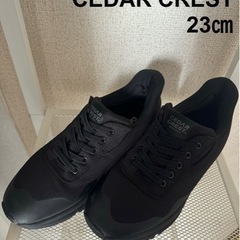 CEDAR CREST スパットシューズ 23㎝ 黒