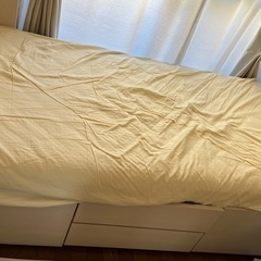 ニトリ　チェストベット（マットレス付き、目立った汚れなし）の画像