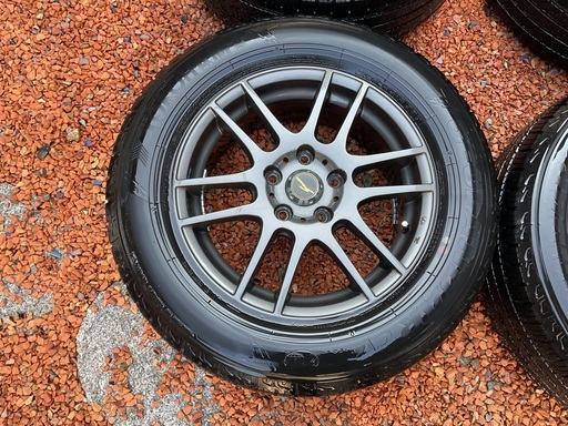 トヨタラッシュ　ダイハツビーゴ用バリ山9部山位の横浜ジオランダー215/65R16 4本タイヤアルミセット