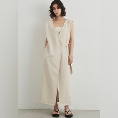 ♡ Aunt Marie's リネンライクジレワンピース ♡の画像