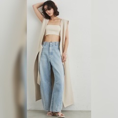 ♡ Aunt Marie's リネンライクジレワンピース ♡の画像