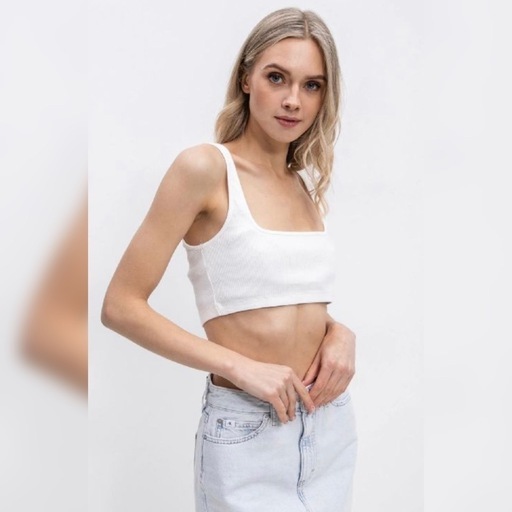 《 新品タグ付き♪》  Leather Patch Lip Bralette