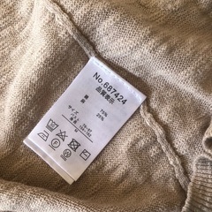 7部袖カーディガンの画像