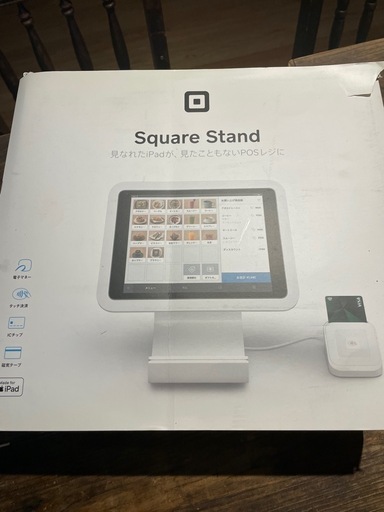 スター精密　ｍPOP10　WHT　JPとSquareスタンド（カードリーダー付）のセットです。 