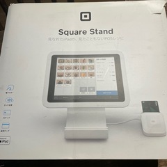 スター精密　ｍPOP10　WHT　JPとSquareスタンド（カードリーダー付）のセットです。 の画像