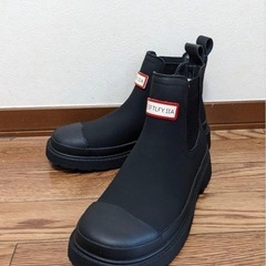 サイドゴアブーツ　新品　23.5の画像