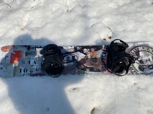 スノーボード板ビンディング付