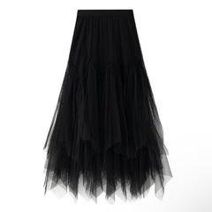 ♡ 《 新品 》salang メッシュプリーツボリュームスカート ♡