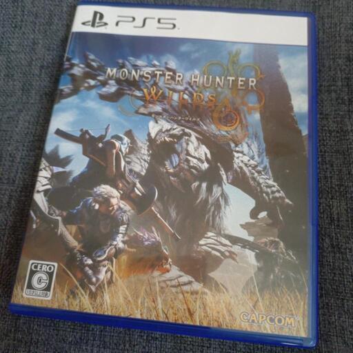 中古美品✨PS5 モンハンワイルズ　プロダクトコード未使用