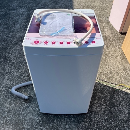 ★美品 動作良好★haier ハイアール 全自動洗濯機 jw-c55fk 5.5kg★2021年製★