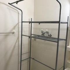 ランドリーラック　洗濯機　棚