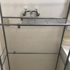 ランドリーラック　洗濯機　棚の画像