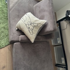 ソファ　1人用　オットマン付きの画像