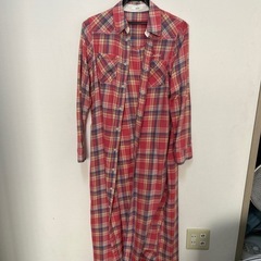 春　ロングシャツワンピース