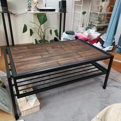 【購入様決定しました】状態良好！ニトリ　ネット限定品　ヴィンテージ風　センターテーブルの画像