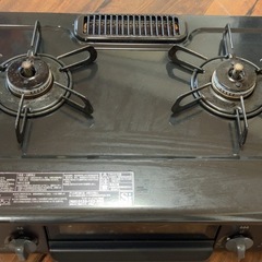 ガスコンロ　プロパン用　使用半年　土鍋付き