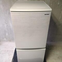 シャープノンフロン冷凍冷蔵庫１人暮らし小型2ドア2019年製の画像