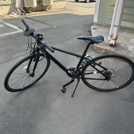 47）全車両格安販売‼️オートライト 変速付き クロスバイク