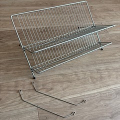 IKEA 食器置き 水切りラック 折りたたみの画像