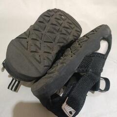 16.0 ホーキンス　黒　メッシュ　サンダルの画像