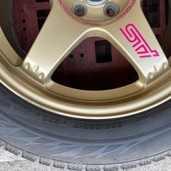 RAYS製　スバルSTI 17インチ鍛造ホイール 4本セットの画像