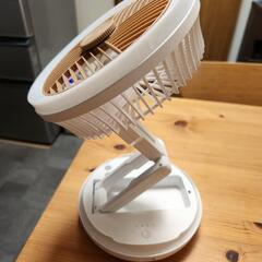 【お譲り先決まりました】ワイヤレス小型扇風機(充電式)の画像