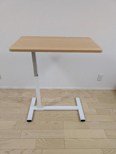 山善(YAMAZEN) 昇降式 サイドテーブル KUT-7040(OAKWH)