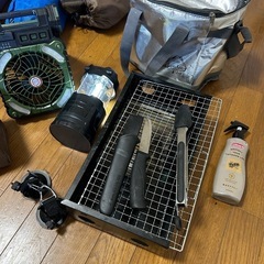 キャンプ用品一式の画像