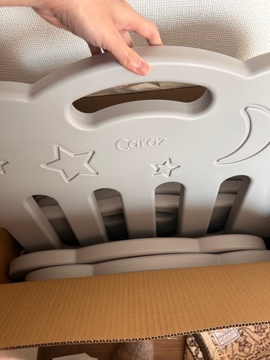 値下げ！CARAZ  ベビーサークル、マットのセット