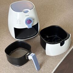 PHILIPS フィリップス ノンフライヤー ホワイト×パープル HD9299 2013年製の画像