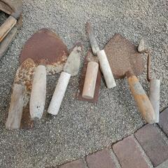 左官道具　草むしりカマ