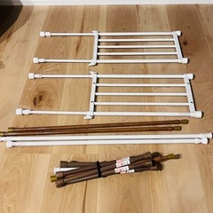 つっぱり棚・棒セットの画像