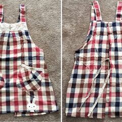 【受渡予定者確定済】★ レディース ブラウス × 4着、エプロン × １着 サイズ：L寸 / Fフリーの画像