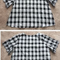 【受渡予定者確定済】★ レディース ブラウス × 4着、エプロン × １着 サイズ：L寸 / Fフリーの画像
