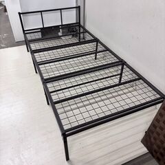  22867  スチールシングルベッドフレーム    ◆大阪市内...
