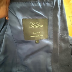 アーバンリサーチ　スーツ　ネイビーの画像