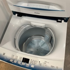 【ジモティー割】ハイアール 2023年製 5.5kg 洗濯機（ID672）の画像