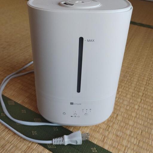 ニトリ楽に給水できるアロマオイル対応加湿器(超音波式 HM01 NN ホワイト)