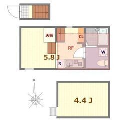 ★家賃8万・広々ロフト付き★都営浅草線『戸越』駅徒歩３分♪2口コンロ・モニター付きインターホン♪ - 品川区