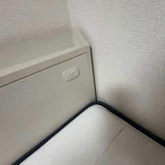 引き出し付きシングルベッド（収納力◎）お譲りします！の画像