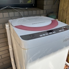 SHARP 全自動洗濯機 GE-60R　の画像