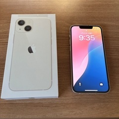 iPhone13 mini 256GB simフリー スターライト (おのか) 星川の
