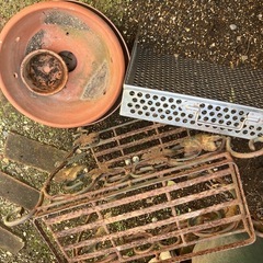 あげます！鉢と花台その他、
